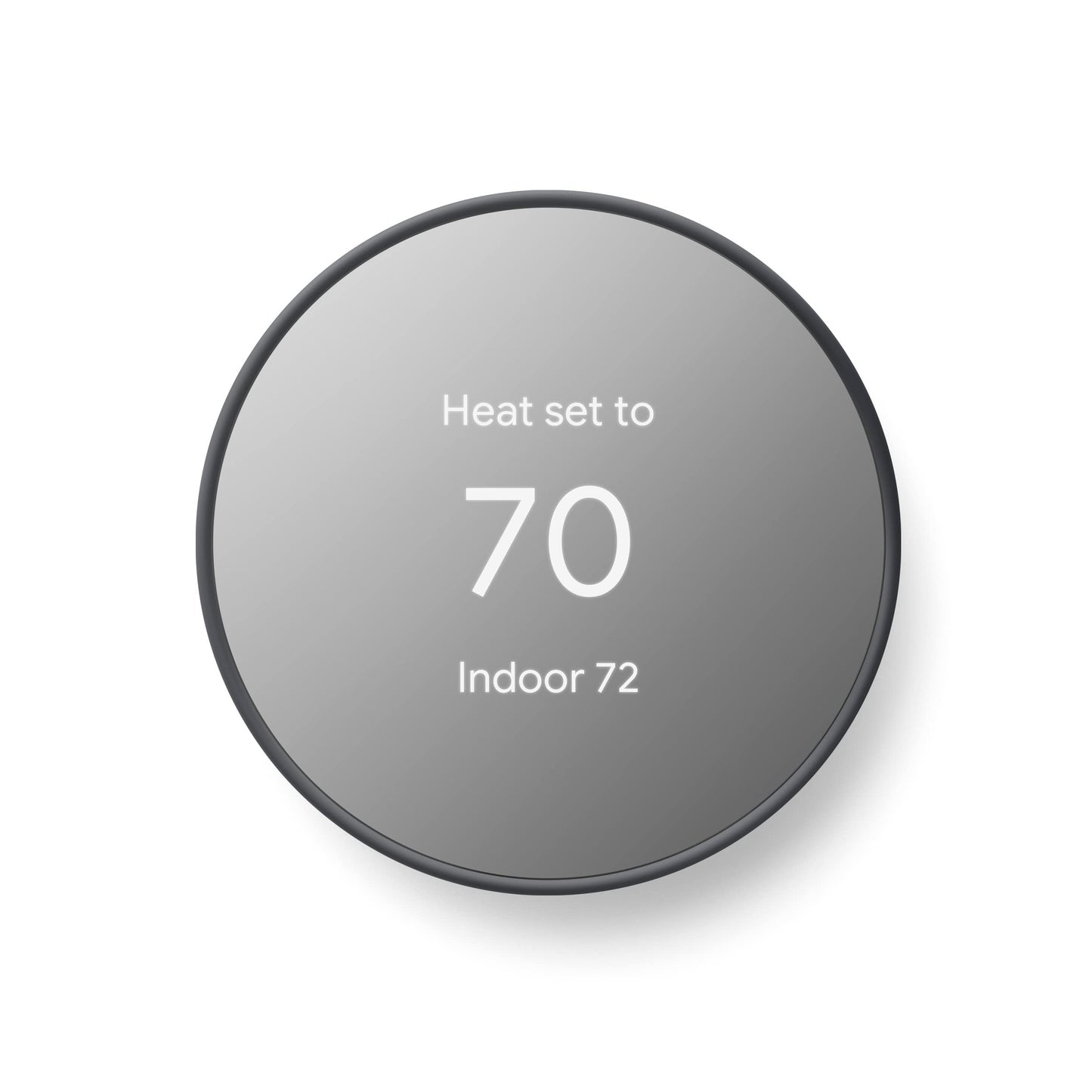 Wi-Fi Enabled Smart Thermostat for Home Use, Programmable, Charcoal Finish