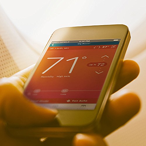 Wi-Fi Enabled Thermostat, Energy Efficient, Easy Setup, Works with Voice Assistants